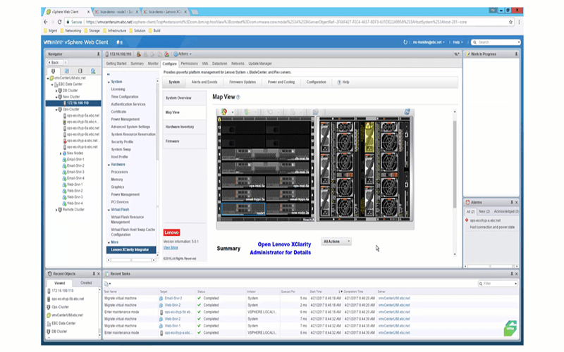 Web Client trên VMware vSphere