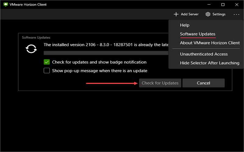 <yoastmark class='yoast-text-mark'>VMware Horizon</yoastmark> Client cho phép người dùng truy cập từ xa