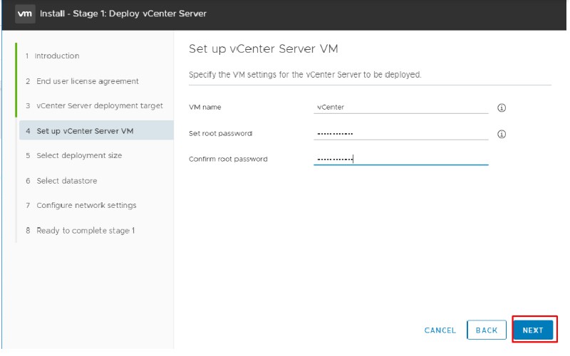 Hướng dẫn khởi tạo máy ảo VMware vCenter