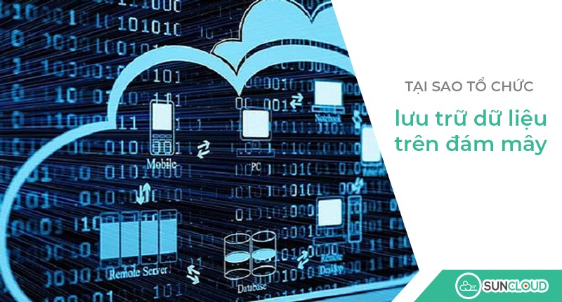 Tại sao tổ chức của bạn nên lưu trữ dữ liệu trên đám mây?