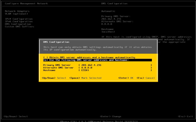 Cấu hình DNS và Hostname