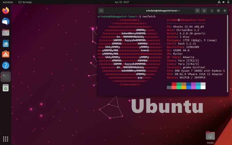 Ubuntu là một hệ điều hành dựa trên Debian