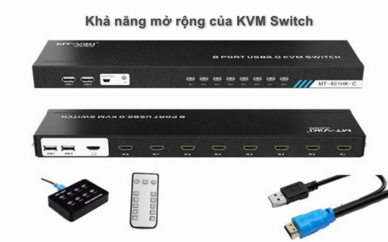 Khả năng mở rộng của KVM Switch