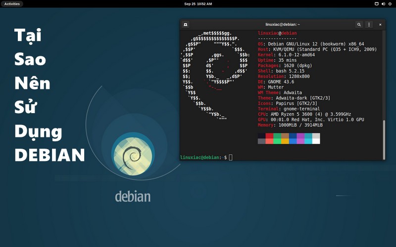 Tại sao nên sử dụng Debian?