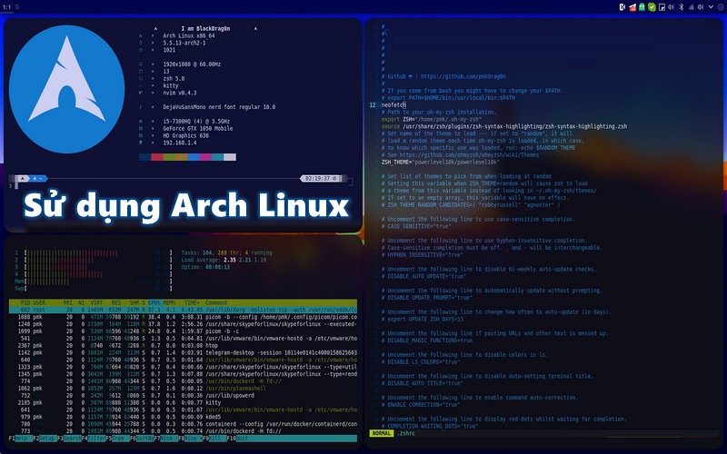 Sử dụng Arch Linux