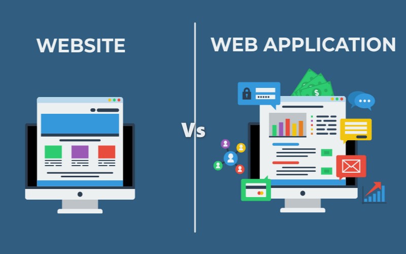 Sự khác biệt giữa web app và website