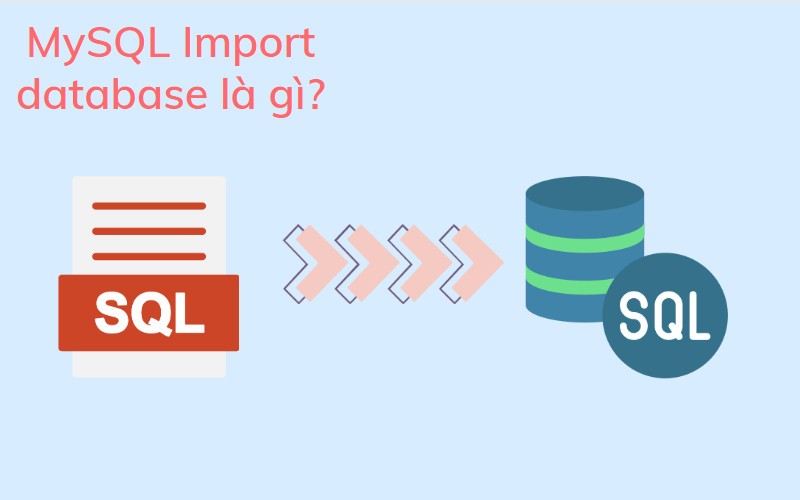 MySQL Import database là gì?