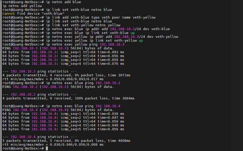 Linux Network Namespace