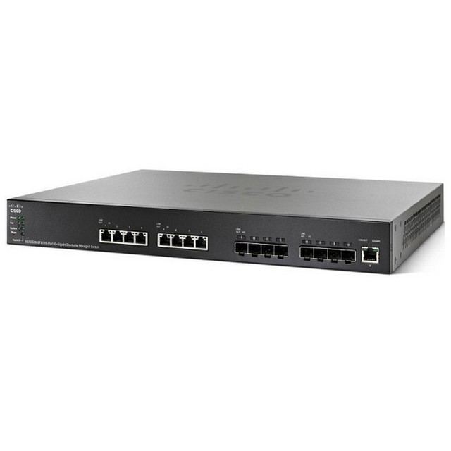 Thiết bị chuyển mạch Cisco SG550XG-8F8T-K9-EU | 8 Ports 10GE RJ45 | 8 Ports 10GE SFP+