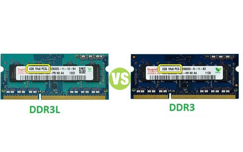 Sự khác biệt giữa DDR3L và DDR3