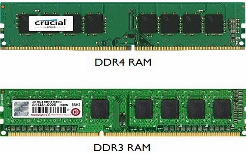 khác biệt giữa DDR3 và DDR4