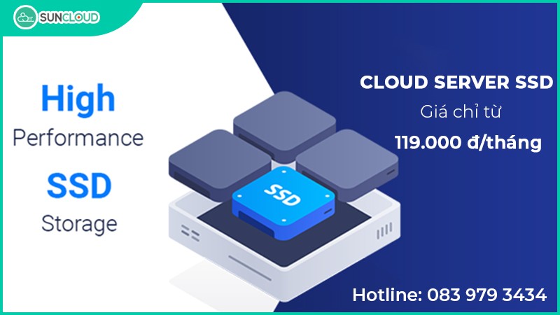 Dịch vụ cho thuê Cloud Server SSD tốc độ cao, Anti DDOS
