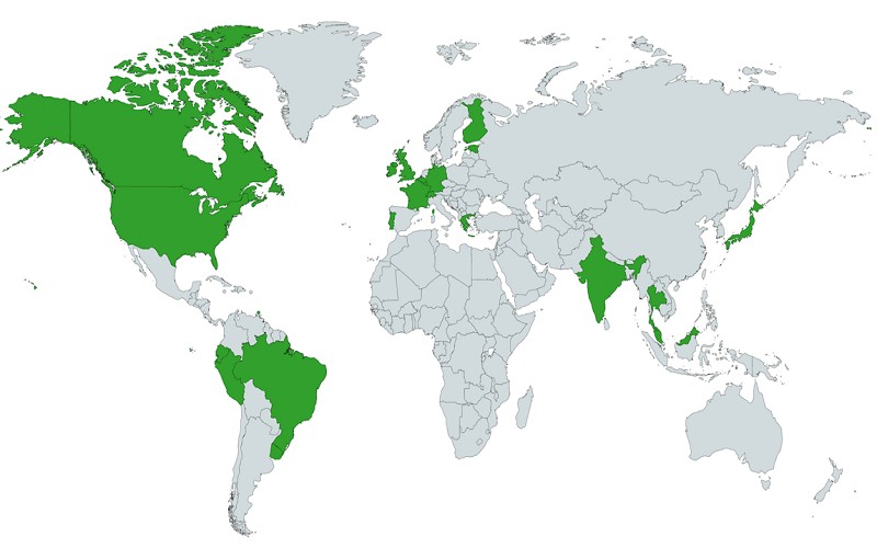 Các quốc gia có triển khai IPv6 lớn hơn 15% năm 2018