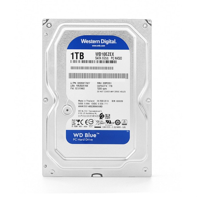 Ổ Cứng HDD WD Blue 1TB 7.2K SATA 6Gbps 3.5"