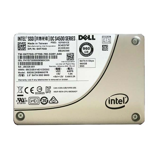 Ổ Cứng SSD Dell 960GB SATA 6Gbps 2.5"