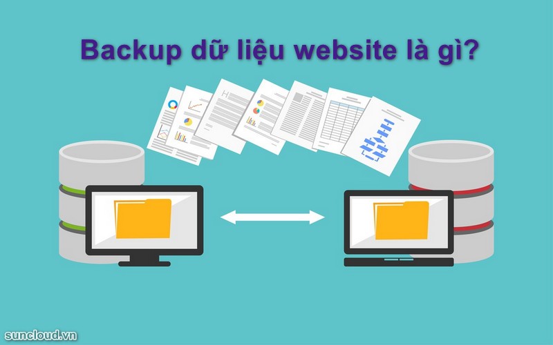 Backup dữ liệu website là quá trình sao lưu lại dữ liệu cần thiết