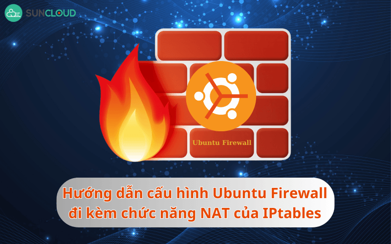 cấu hình Ubuntu Firewall  đi kèm chức năng NAT của IPtables