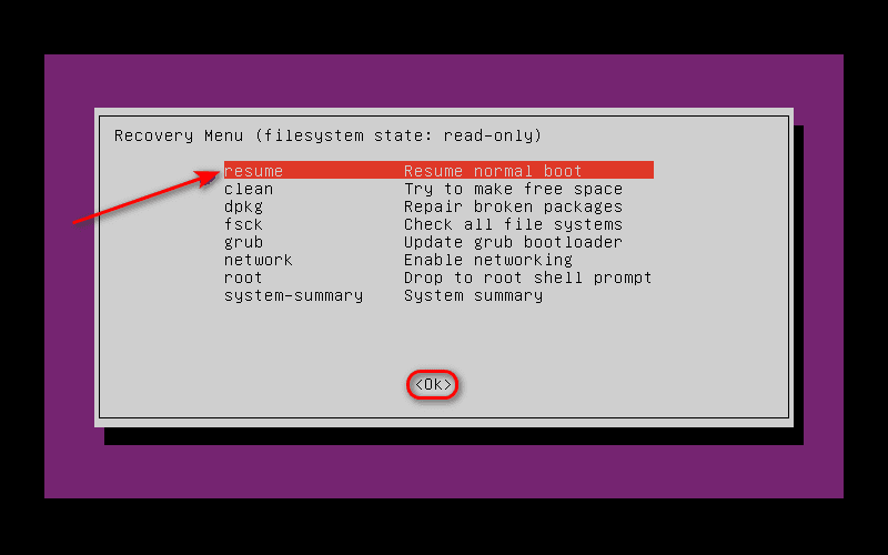 Hình 6. Hoàn tất cài đặt lại mật khẩu và khởi động lại hệ thống Reset Password trên Ubuntu