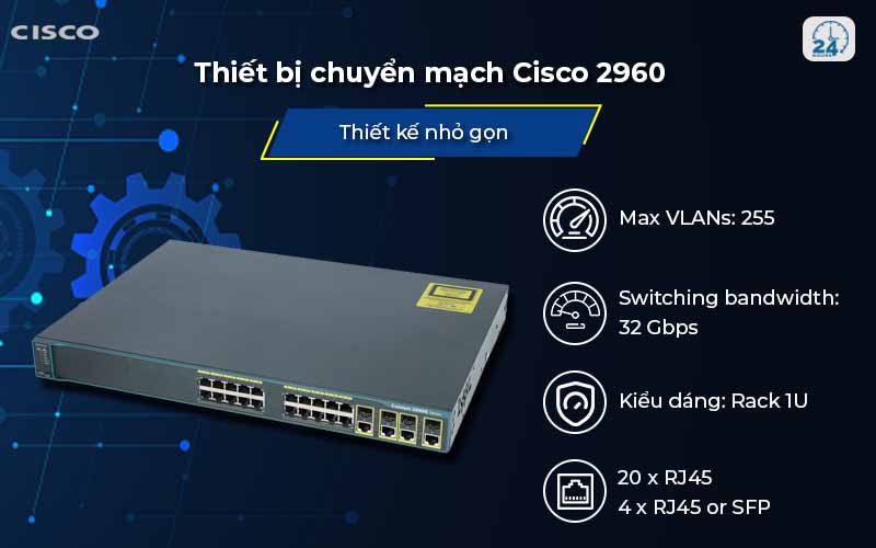 Cisco 2960 - Hiệu suất ấn tượng