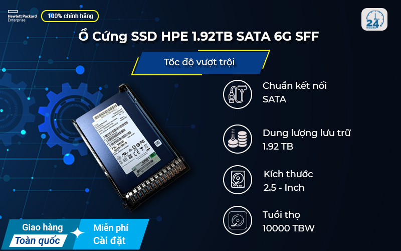 Ổ Cứng SSD HPE 1.92TB SATA 6G SFF