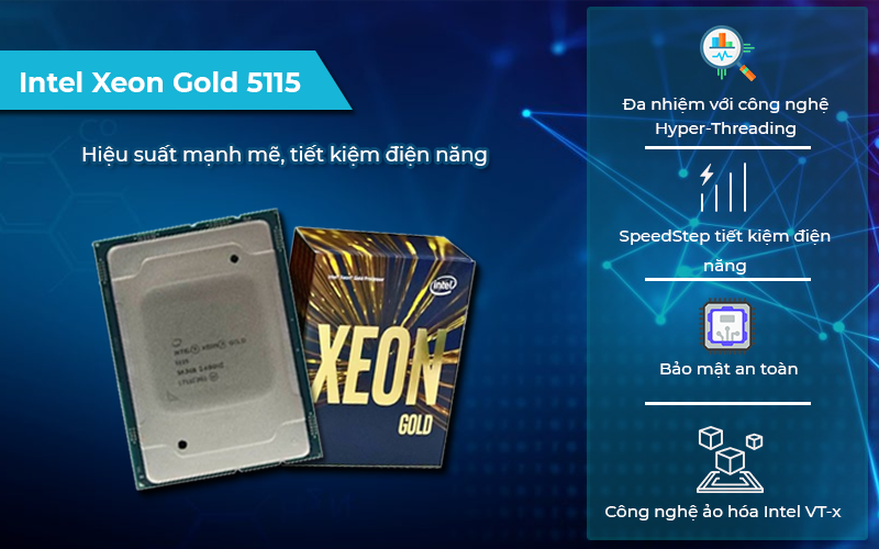 Intel Xeon Gold 5115 tốc độ vượt trội