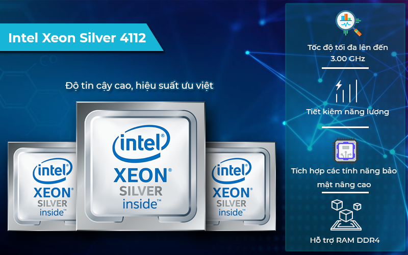 CPU Intel Xeon Silver 4112 hiệu suất ưu việt