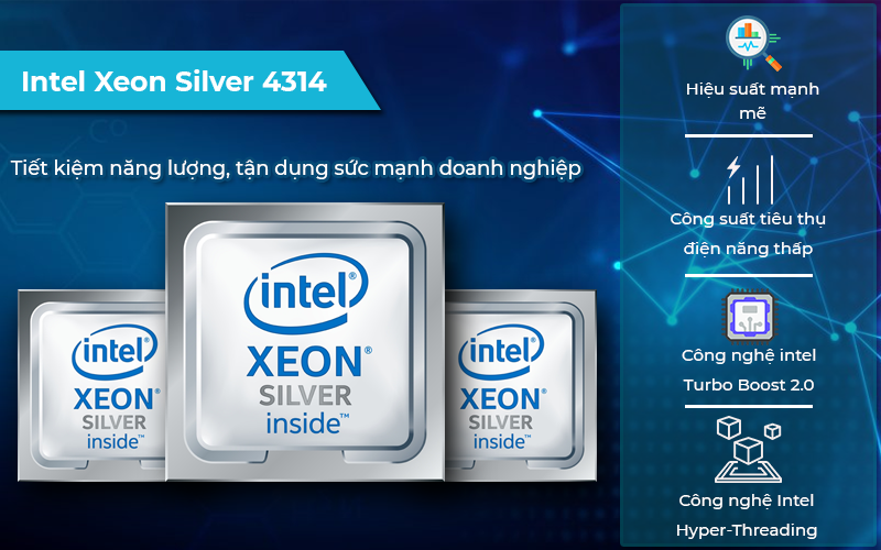 CPU Intel Xeon Silver 4314 - tận dụng sức mạnh doanh nghiệp