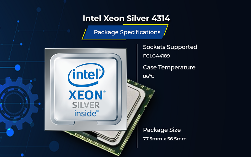 CPU Intel Xeon Silver 4314 - sự ổn định cao