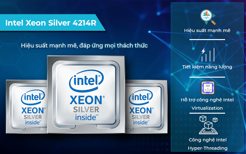 CPU Intel Xeon Silver 4214R - đáp ứng mọi thách thức