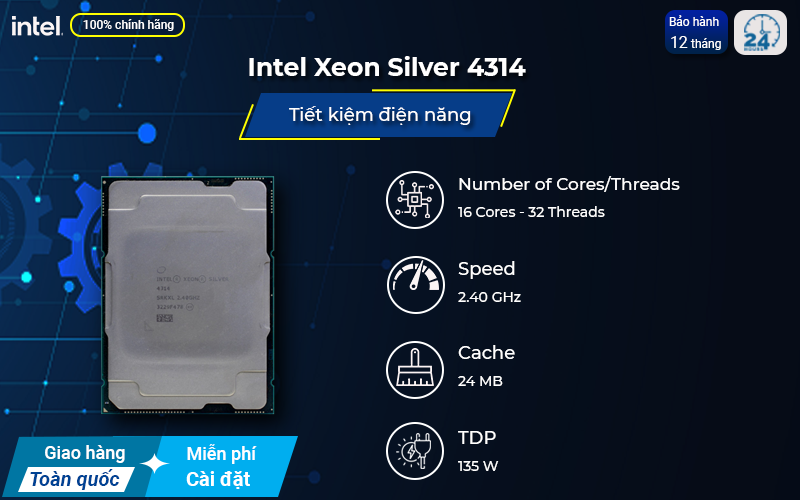 CPU Intel Xeon Silver 4314