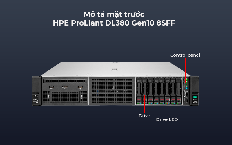 Máy chủ HPE ProLiant DL380 Gen10 8SFF