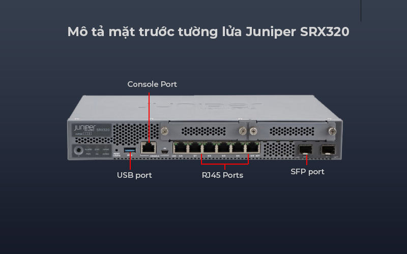 Thiết bị tường lửa Juniper SRX320