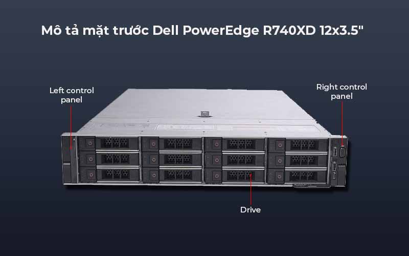 Máy chủ Dell PowerEdge R740XD giải pháp quản lý và bảo mật hiệu quả